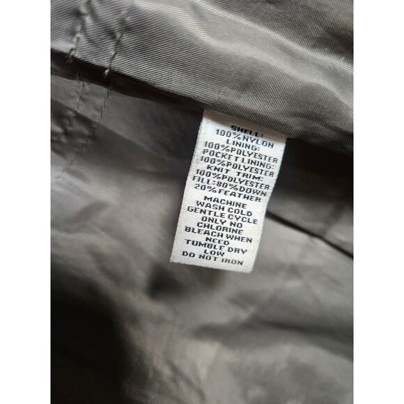 Calvin Klein Women’s Winter Puffer Parka Jacket Down Feather Size M Green - Picture 8 of 8